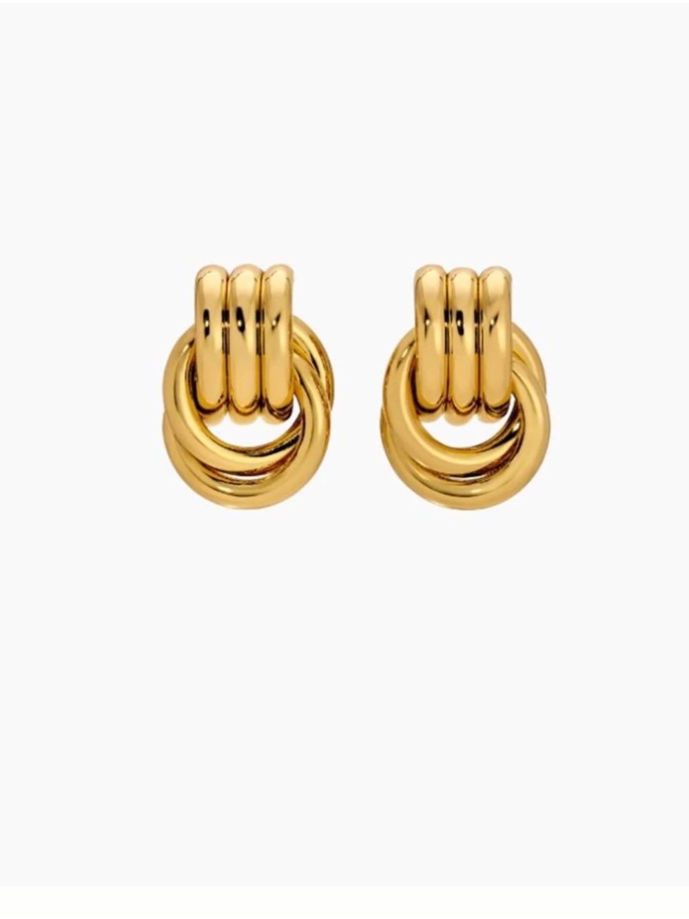 Baby Knot Earrings - Gold